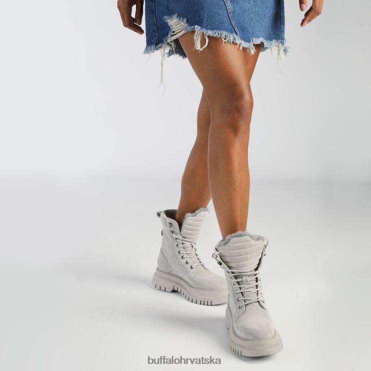 siva Buffalo shade laceup hi tople gležnjače |čizme TDD6T137